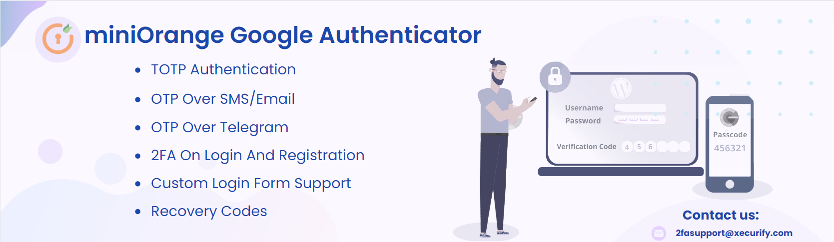 پلاگین Google Authenticator – Two-Factor Authentication 